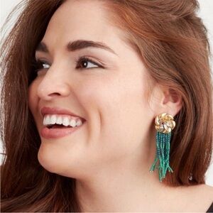 Stella & Dot Liliann Fringe Beaded Earrings